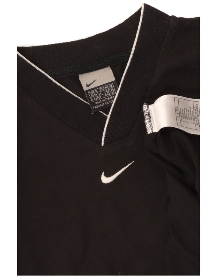 NIKE T-Shirt Homme Haut UK 39/41 Coton Noir Moyen