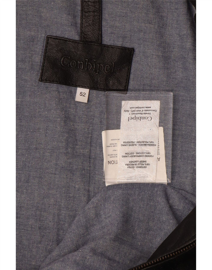 CONBIPEL Veste en Cuir Homme IT 52 Grand Cuir Noir