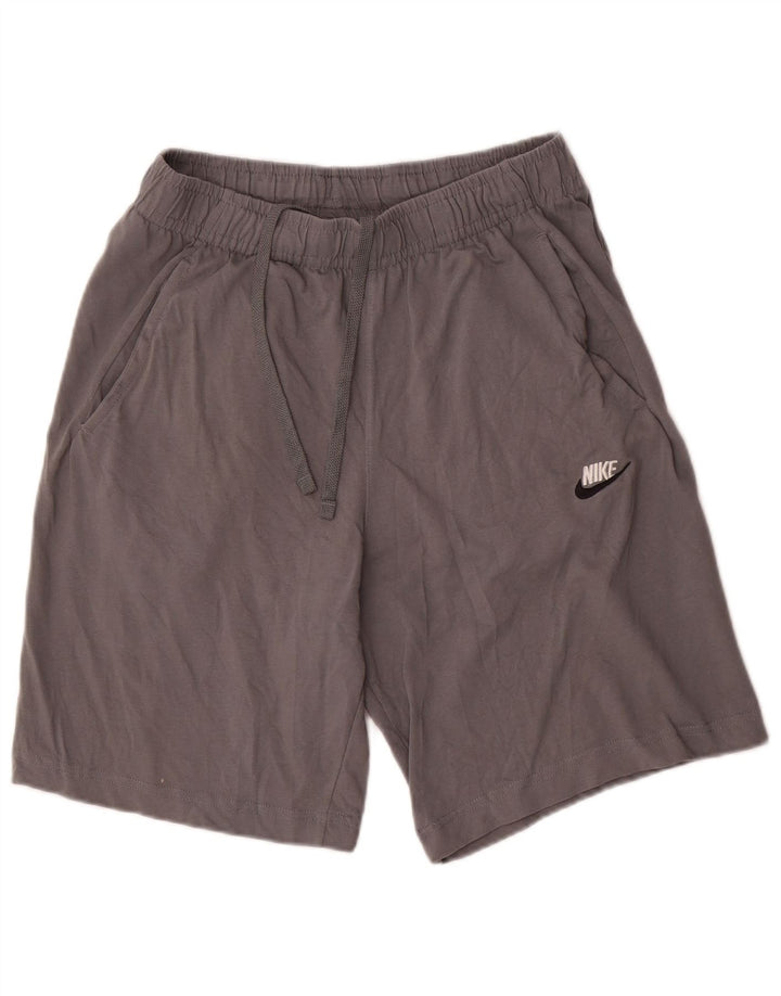 Nike Short de sport en coton gris moyen pour homme