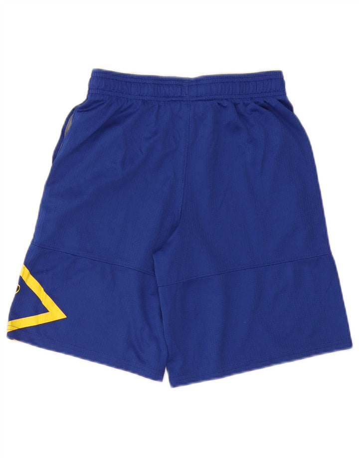 UNDER ARMOUR Short de sport Heat Gear Graphic pour garçon 9-10 ans Bleu moyen
