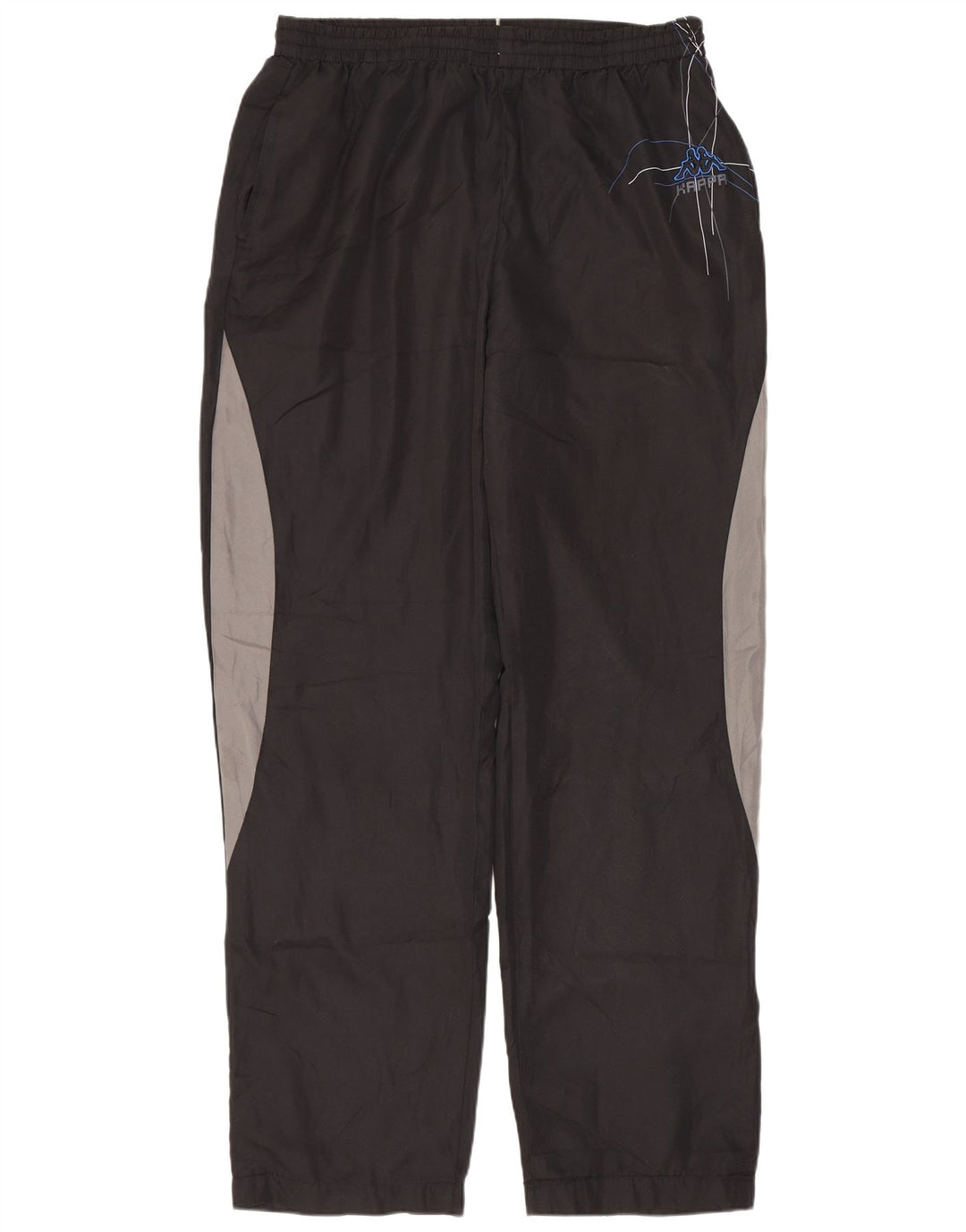 Kappa Pantalon de Survêtement Homme Large Noir Colorblock Polyester