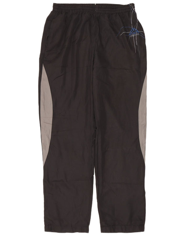 Kappa Pantalon de Survêtement Homme Large Noir Colorblock Polyester