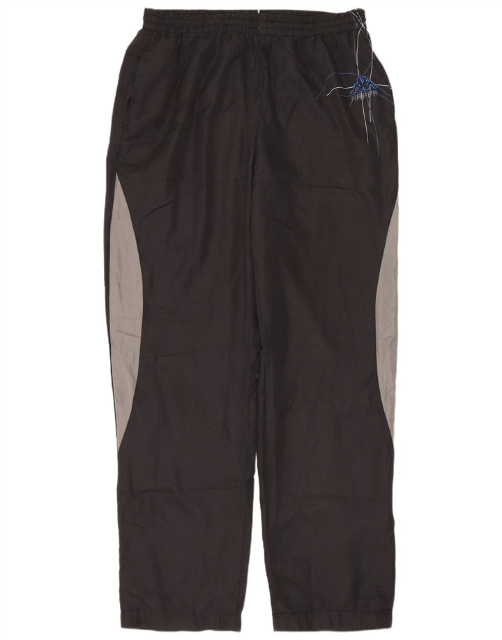 Kappa Pantalon de Survêtement Homme Large Noir Colorblock Polyester
