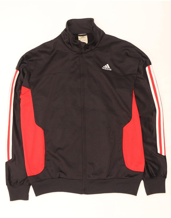Adidas Veste de survêtement pour homme UK 40/42 Noir moyen Colourblock