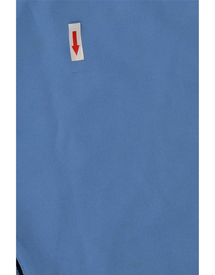Asics T-Shirt Graphique Homme Bleu Moyen Polyester Colorblock