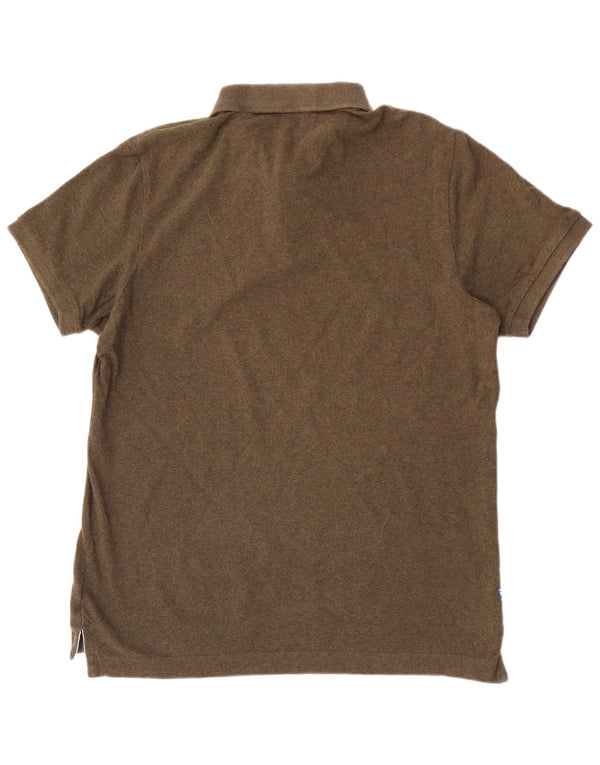 SUPERDRY Polo Homme 2XL Kaki Coton