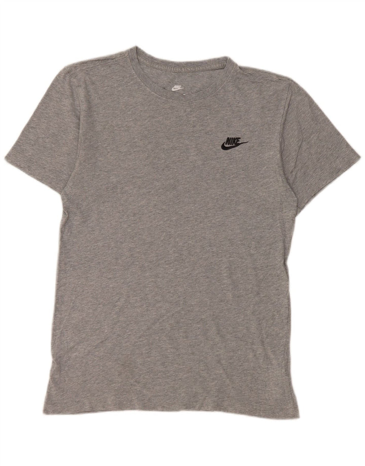 Nike Mens T-Shirt Top XS Gris Moucheté Coton