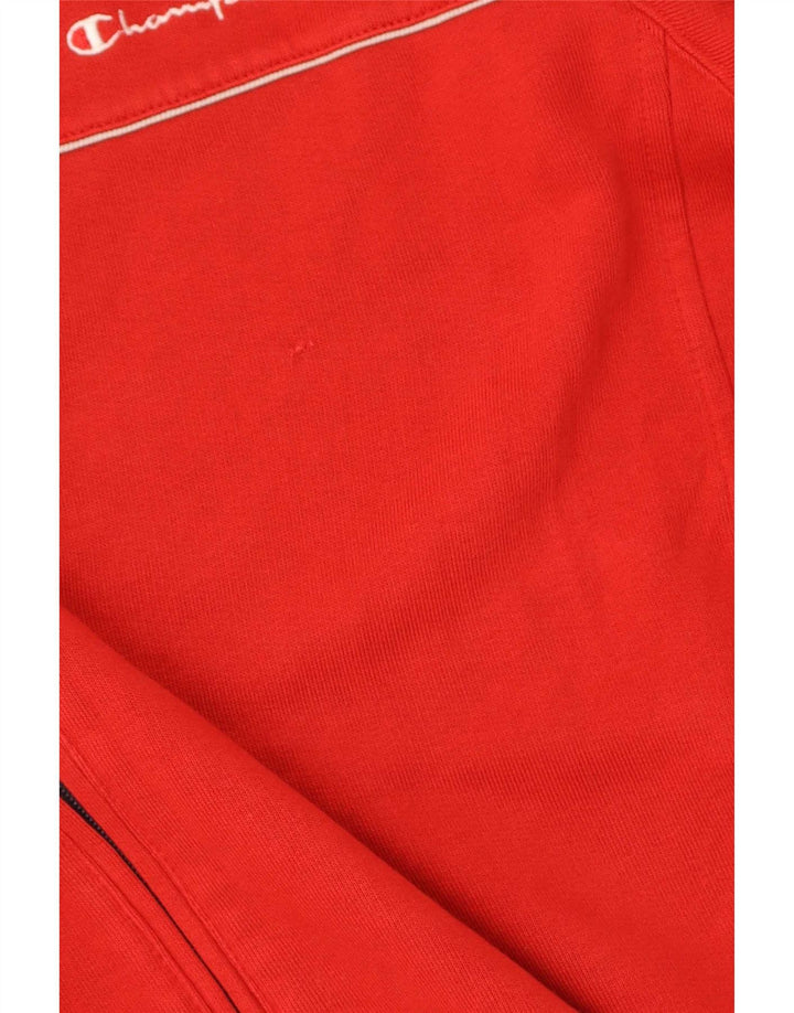 Champion Veste de survêtement pour homme en coton color block Rouge Taille L