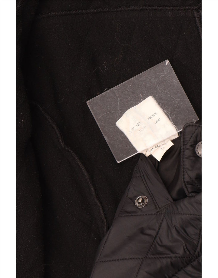 Barbour Veste matelassée pour femme UK 16 Large Noir Polyamide