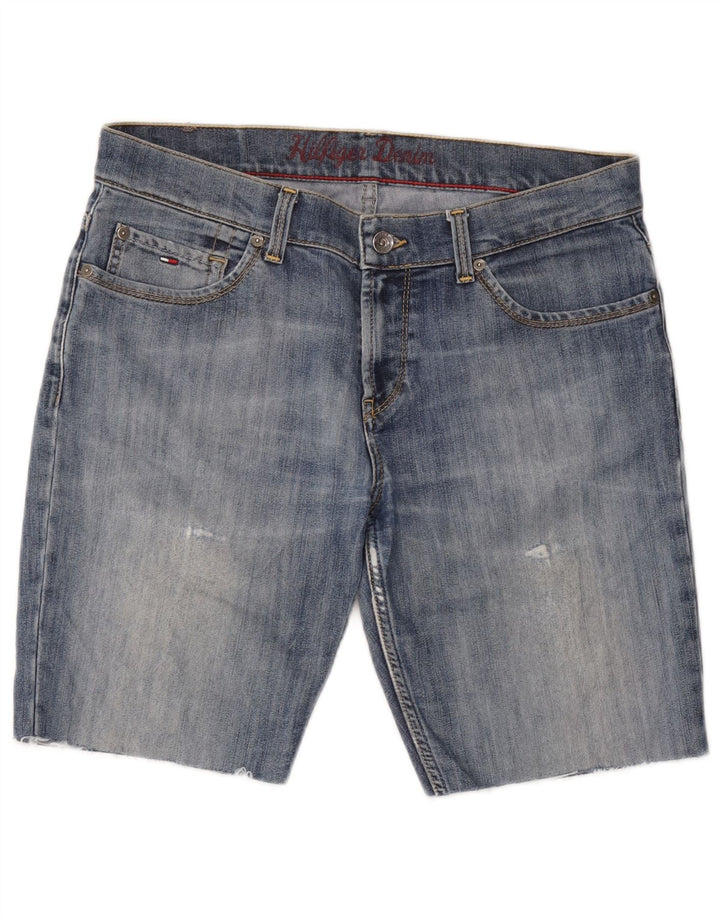 Tommy Hilfiger Short en jean pour femme W34 Large Bleu