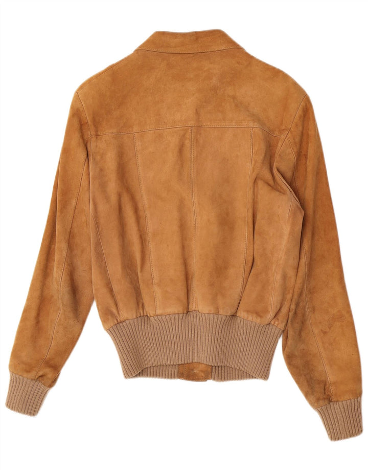 veste en daim bomber vintage pour homme IT 48 Beige moyen