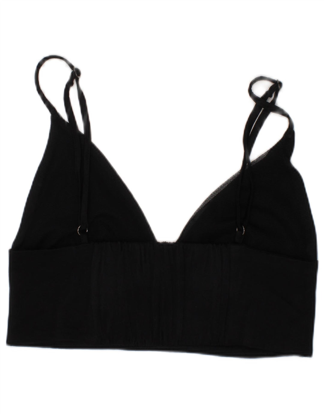 Zara Femme Brassière Crop Top Petit Noir