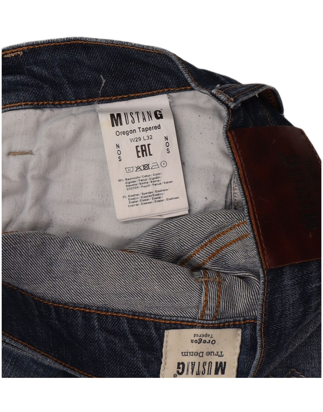 Mustang Jean Slim Femme W29 L32 Bleu Coton