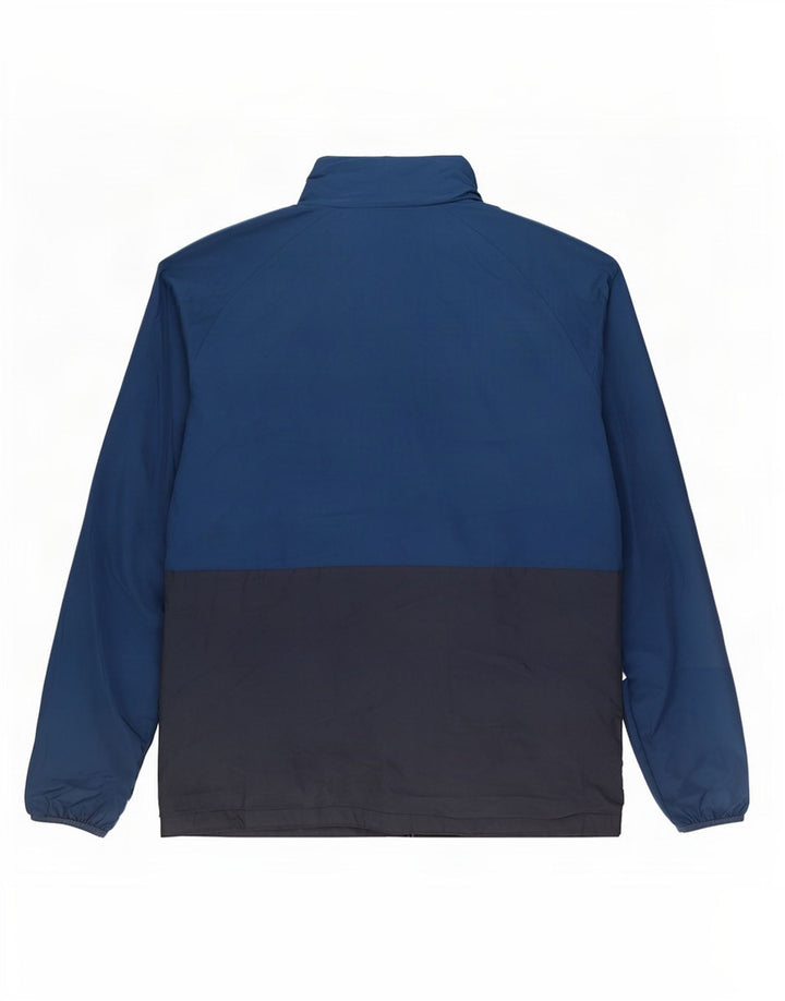 Umbro Veste de survêtement pour homme Large Bleu Marine Colorblock Polyester