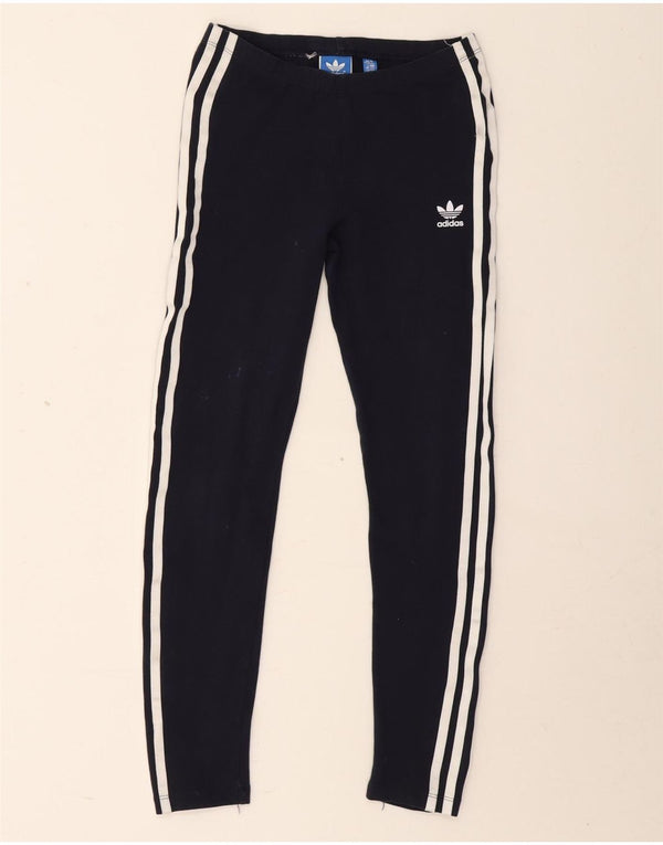 Adidas Legging Fille 13-14 ans Bleu Marine Coton