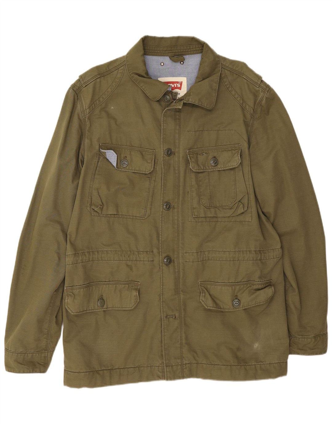 Levi's Veste Utility Homme UK 42 XL Kaki Coton