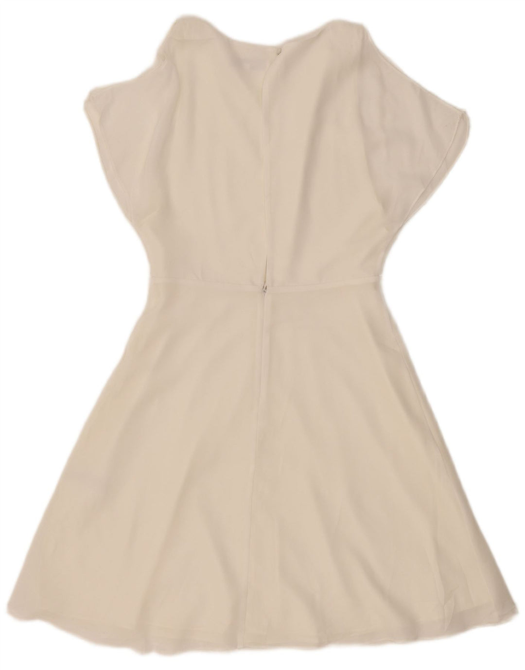 Reiss Robe trapèze pour femme UK 10 Petit Blanc cassé Polyester