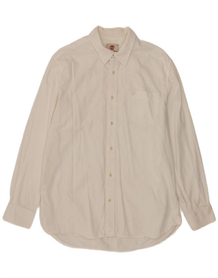 TIMBERLAND Chemise Regular Fit Homme Grand Blanc Coton