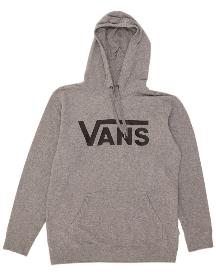 Vans Pull à capuche graphique homme gris moyen moucheté