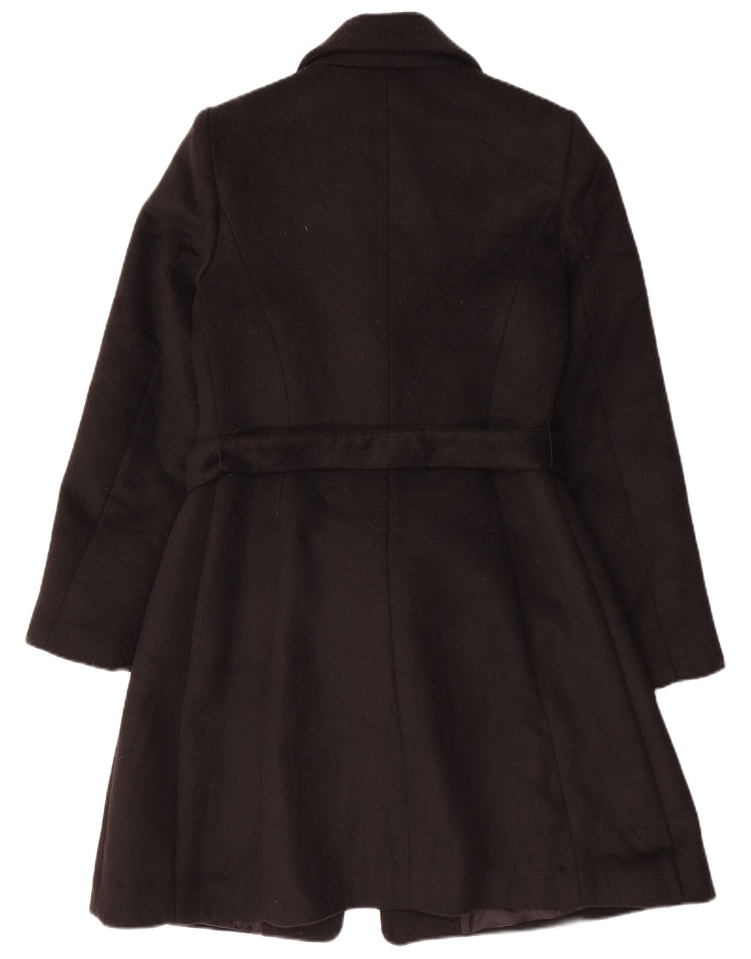 Benetton Pardessus Femme UK 42 Medium Noir Polyester