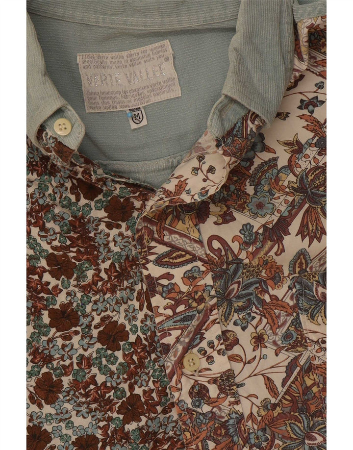 Verte Vallée Chemise Velours Côtelé Medium Multicolore Floral Homme