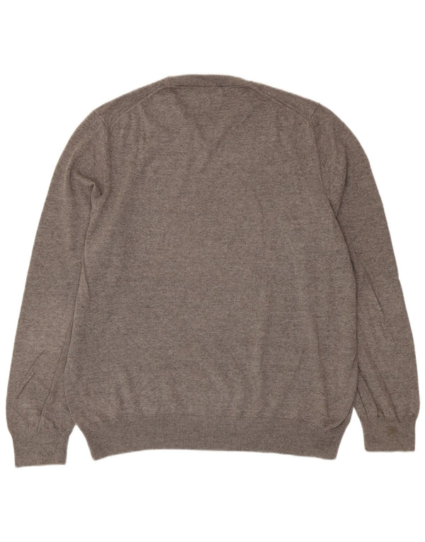 Marks & Spencer Pull col rond pour homme XL en coton gris