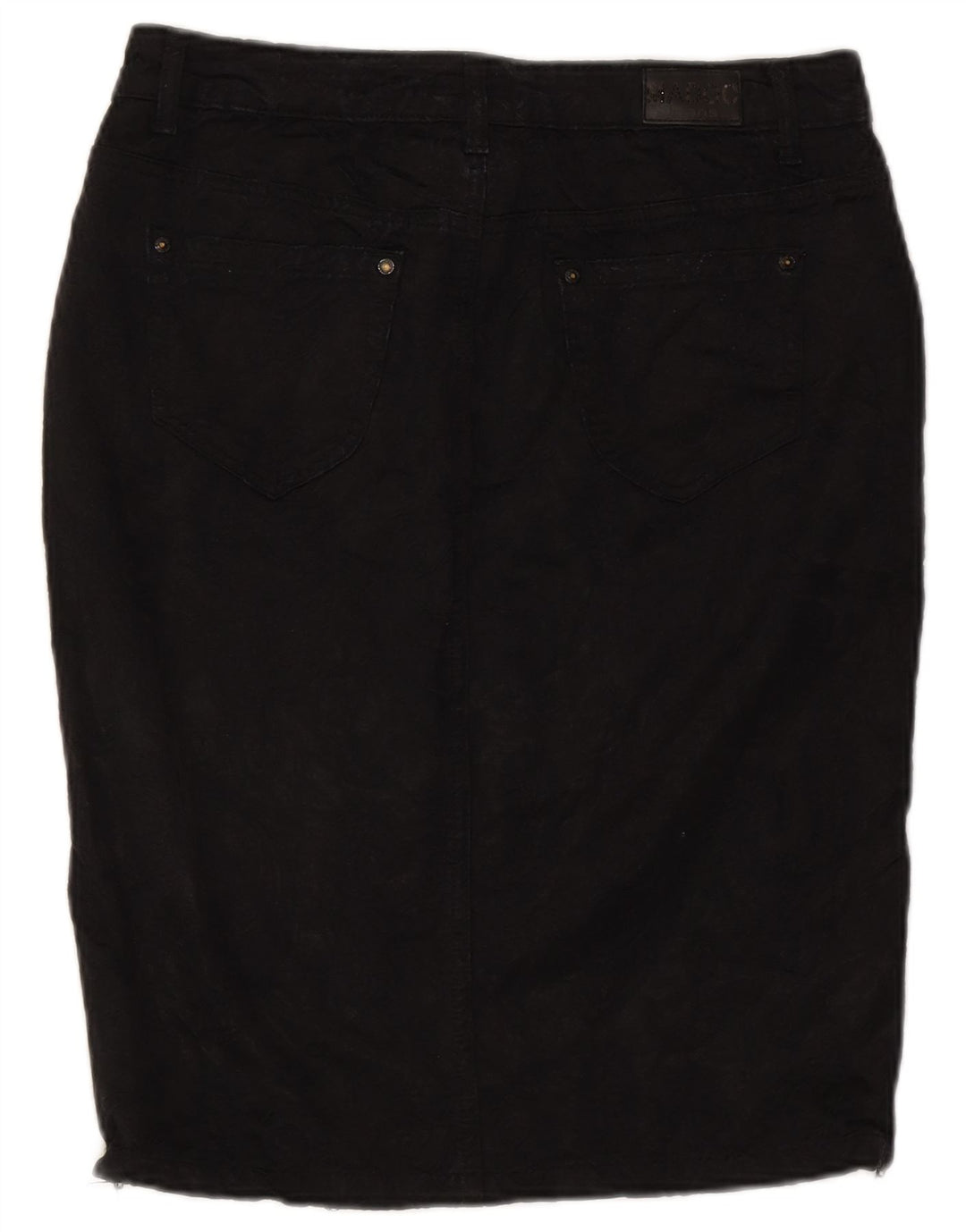 jupe crayon femme vintage EU 40 Medium W30 Noir Coton Classique