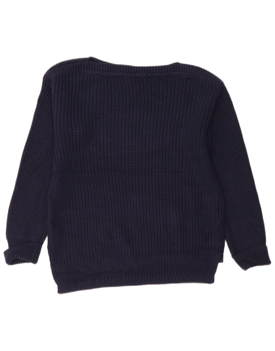Marks & Spencer Pull à col rond pour femme UK 14 Bleu marine moyen