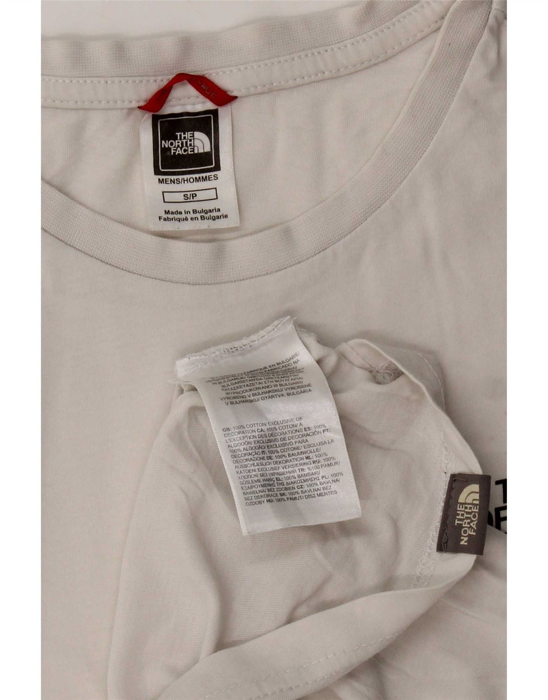 The North Face T-Shirt Homme Haut Petit Coton Blanc