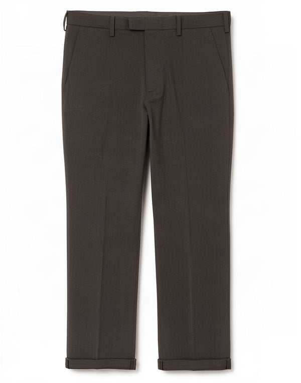 Marks & Spencer Mens Regular Fit Suit Trousers W36 L29 Grey Polyester