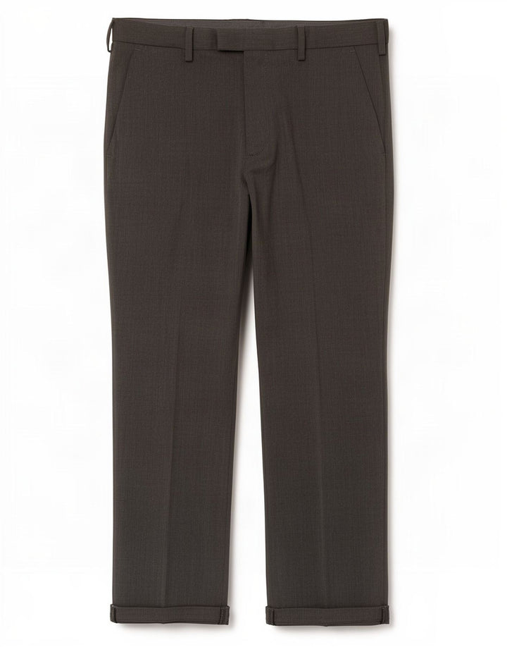 Marks & Spencer Pantalon de costume coupe classique pour homme W36 L29 Gris Polyester