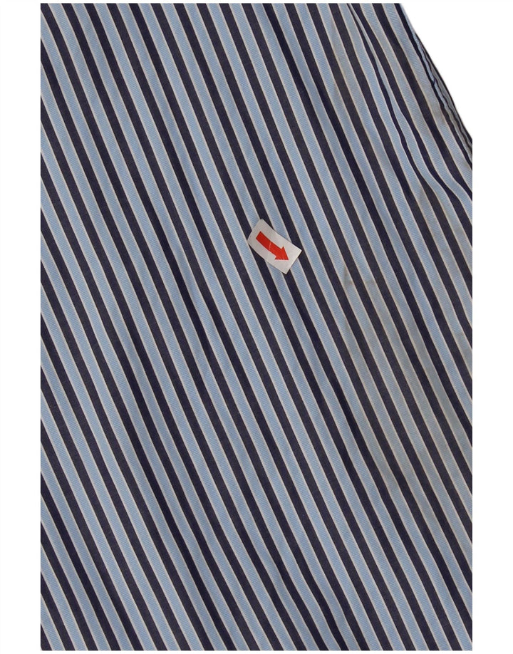 Gant Chemise Regular Fit Homme Bleu Moyen En Coton À Fines Rayures