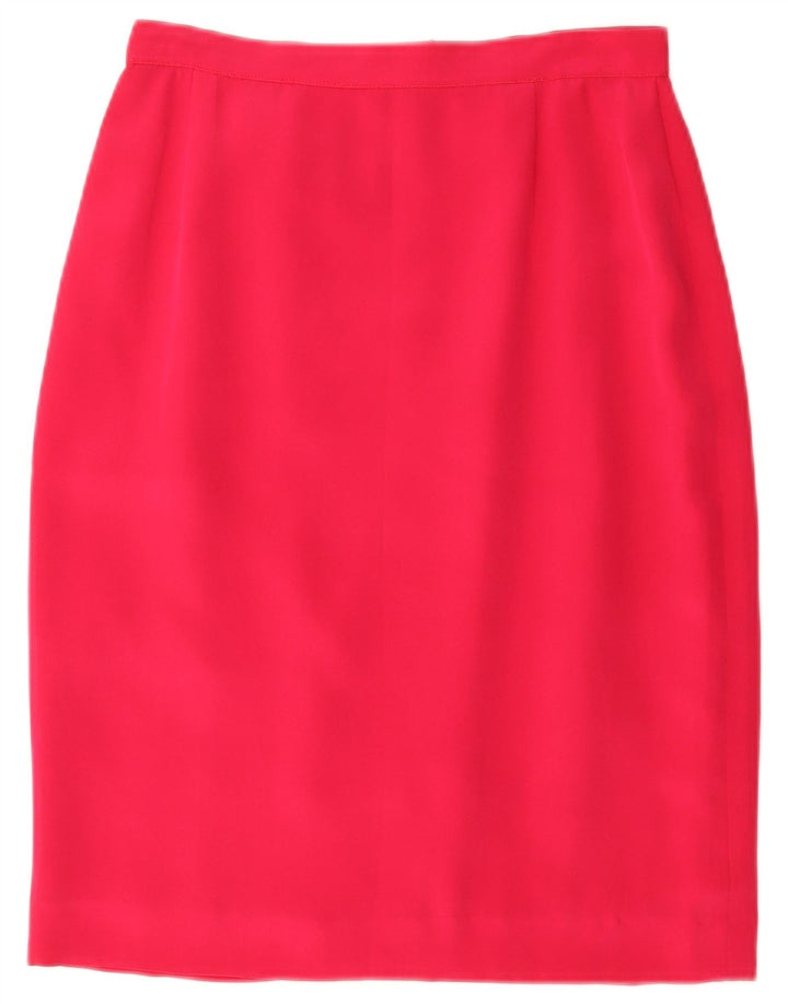 jupe crayon femme vintage W28 rose moyen