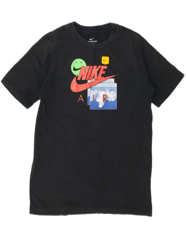 Nike Garçon Graphic T-Shirt Top 13-14 ans XL Gris Coton