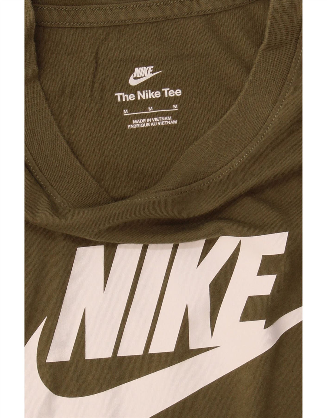 NIKE Mens Graphic T-Shirt Top Medium Green Vintage Nike and Second-Hand Nike from Messina Hembry 