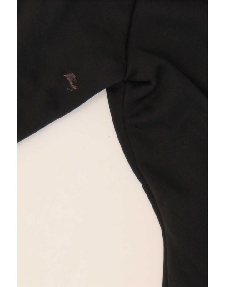 Adidas Pull à capuche zippé pour femme UK 8 Petit Noir Polyester