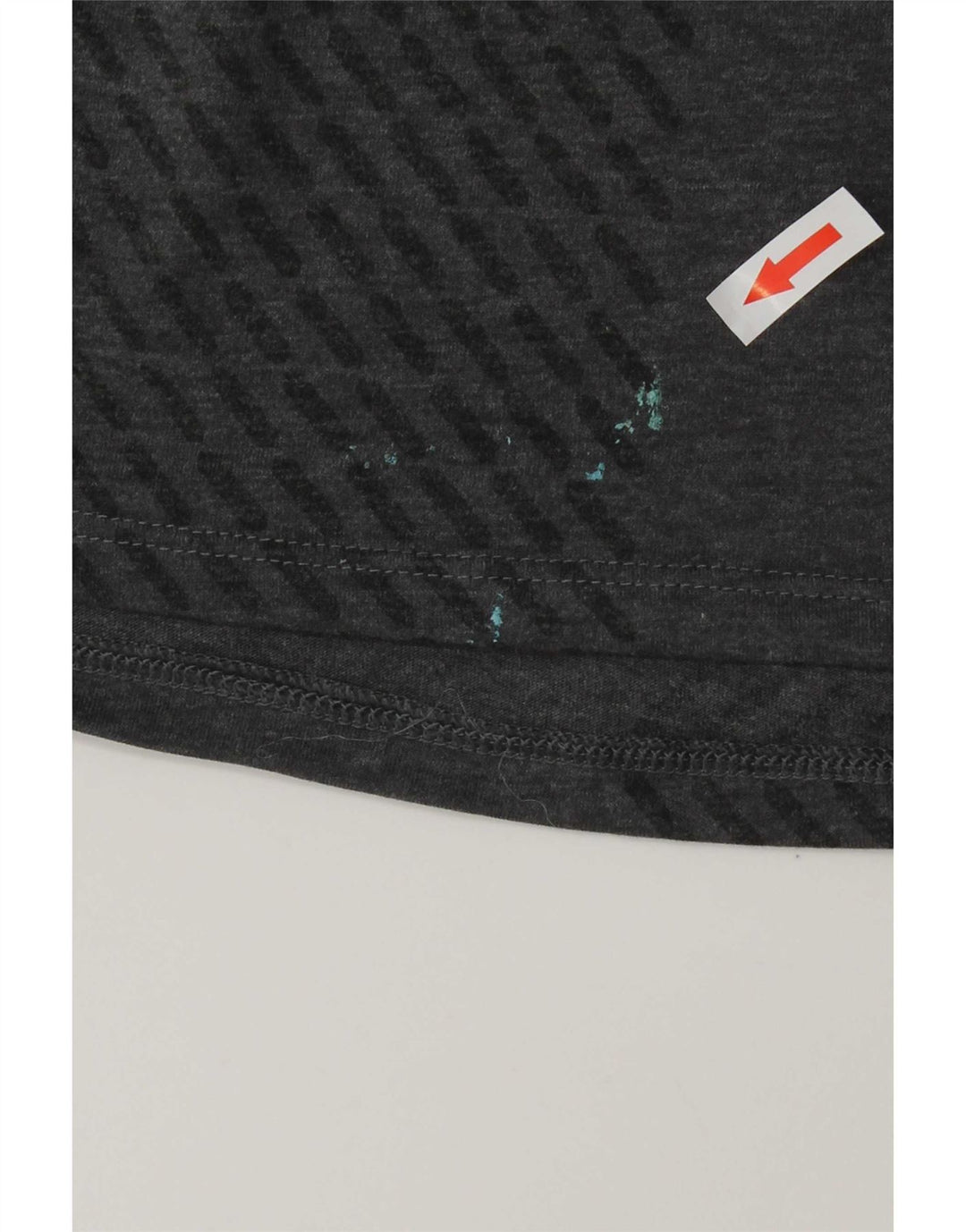 Nike Hommes Dri Fit T-Shirt Haut Large Gris Colorblock Polyester