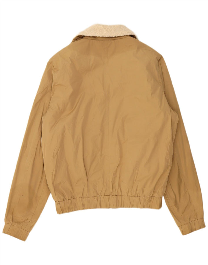 Jack Wills Veste Bomber Homme UK 40 Large Beige Polyester