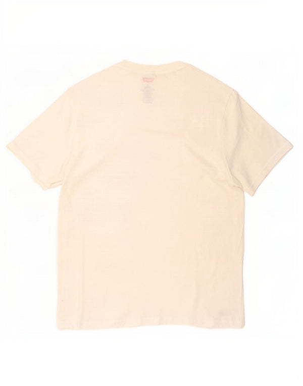 Levi's T-Shirt Homme Blanc Moyen Coton
