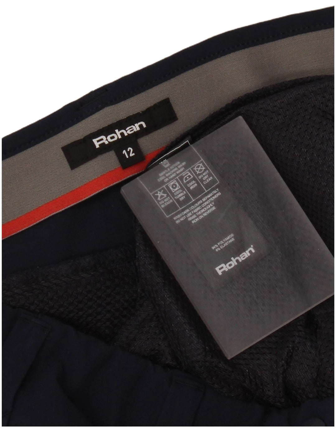 Rohan Short Chino Femme UK 12 Medium W32 Bleu Marine Polyamide