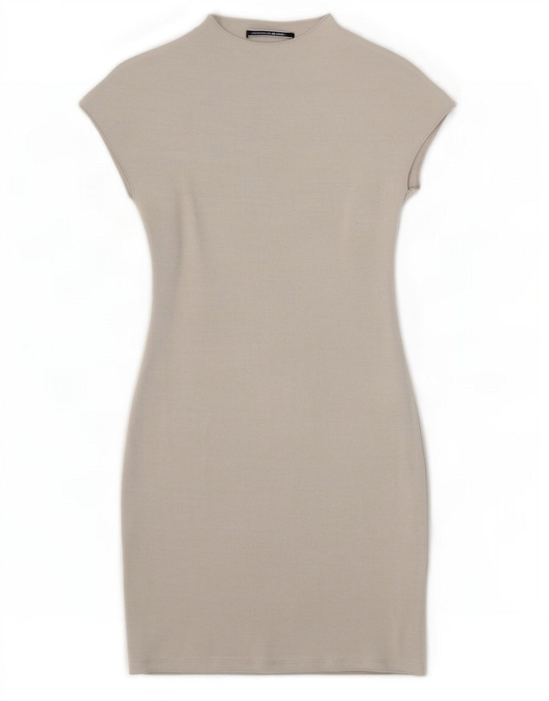 Zara Femme Robe Moulante UK 8 Petite Viscose Grise