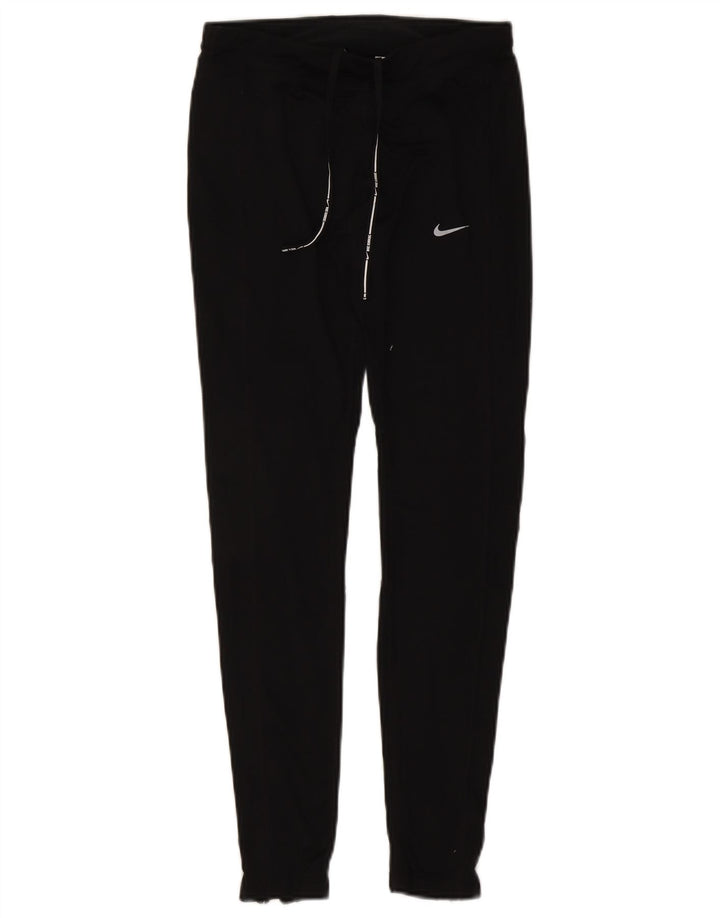 Nike Leggings Femme UK 8 Petit Noir Polyester