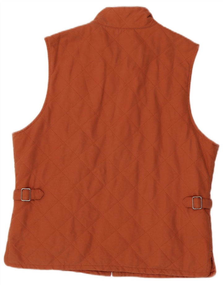 Orvis Gilet matelassé pour femme UK 44 Orange moyen Polyester