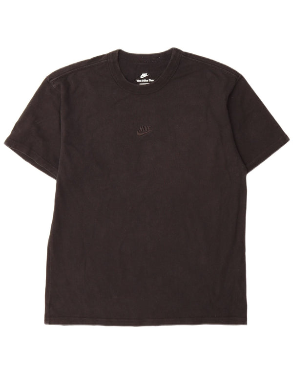 Nike T-Shirt Homme Noir Moyen Coton