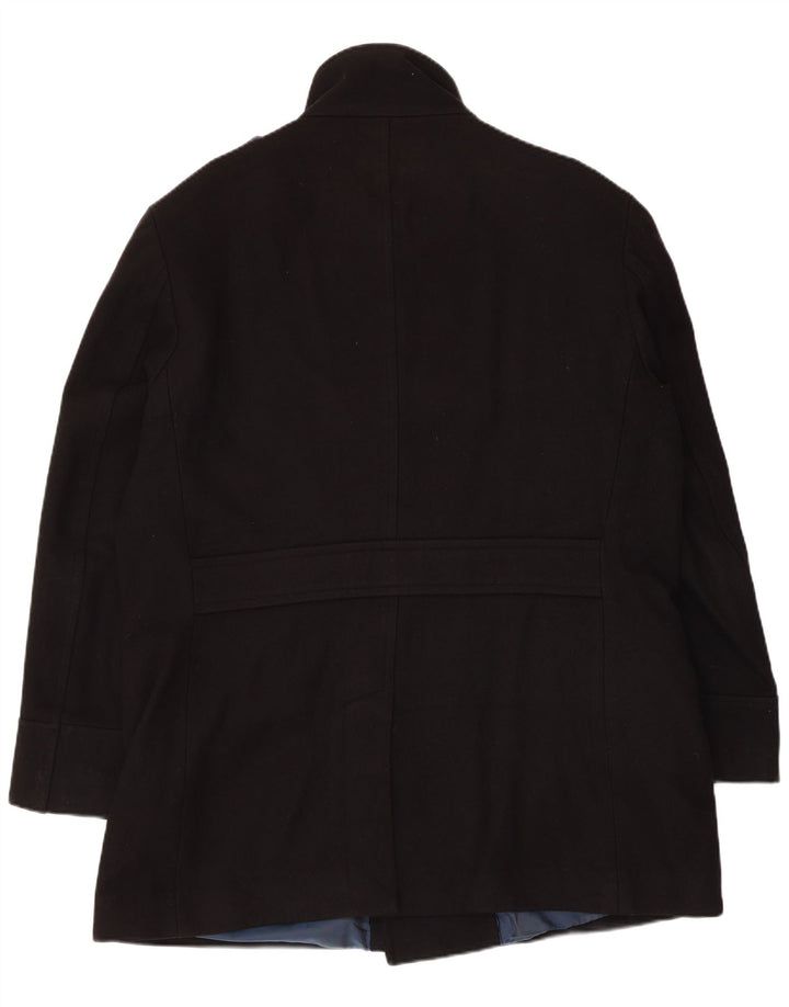 Marks & Spencer Manteau double boutonnage pour homme UK 42 XL Laine noire