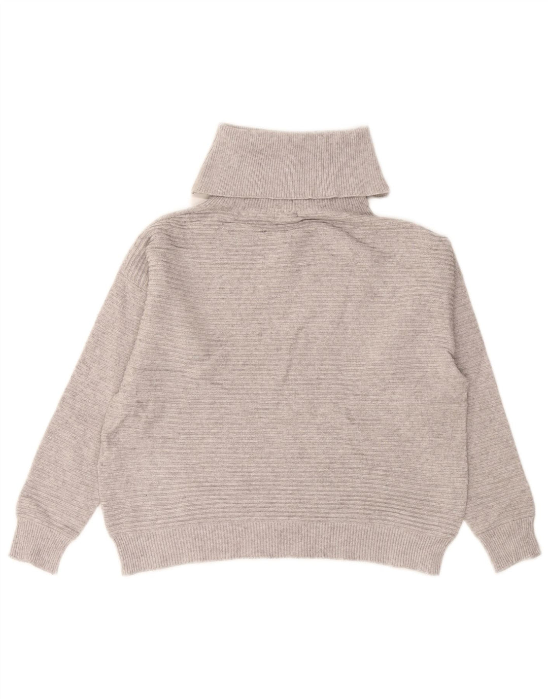 Phase Eight Pull court à col roulé pour femme UK 14 Gris moyen Viscose