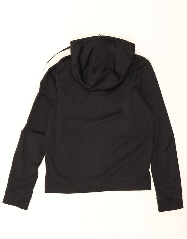 Nike Sweat à capuche zippé pour homme en coton color block Noir Taille S