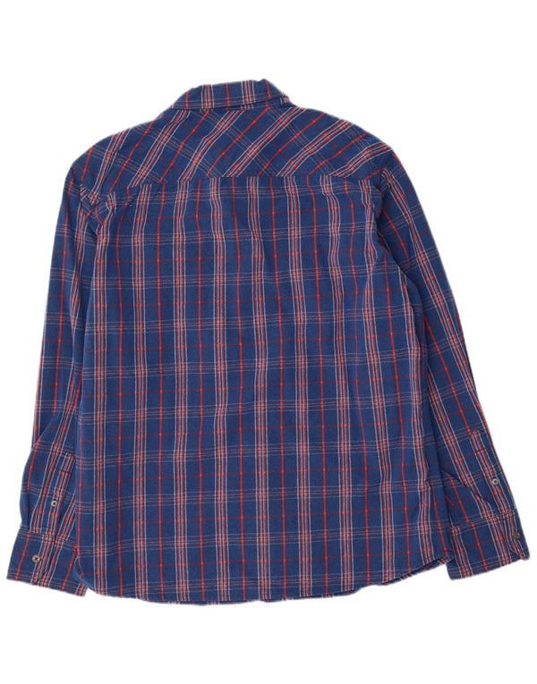 Berghaus Mens Flannel Shirt Large Blue Check Polyamide