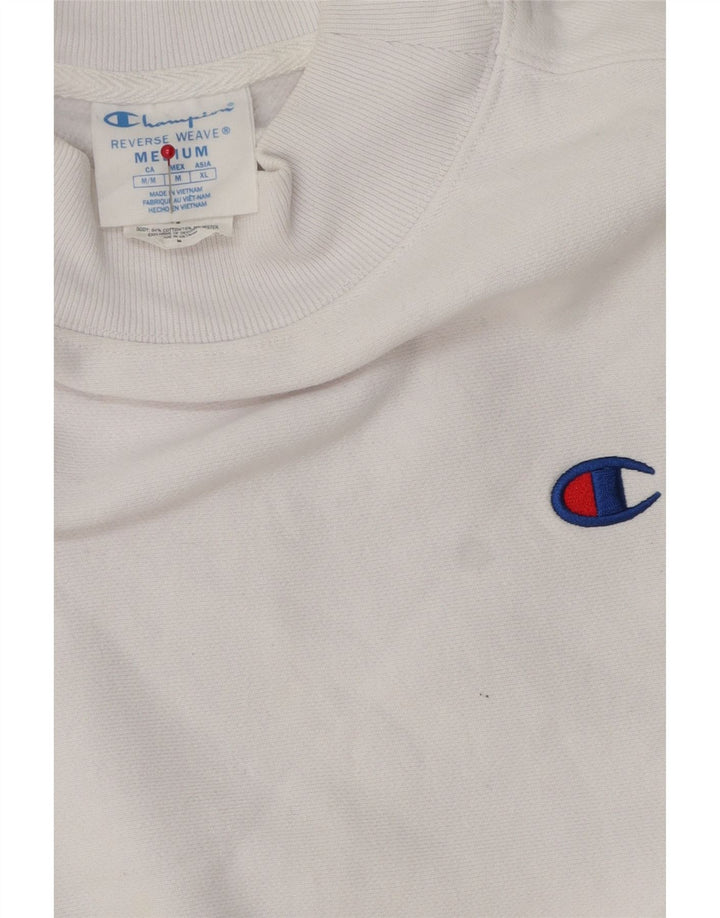 Champion Sweat-shirt court pour femme UK 14 en coton blanc moyen