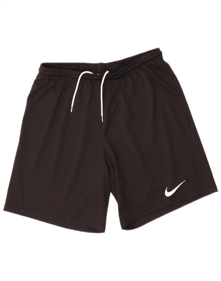 Nike Short de sport Dri Fit Slim Fit pour homme en polyester noir Taille L